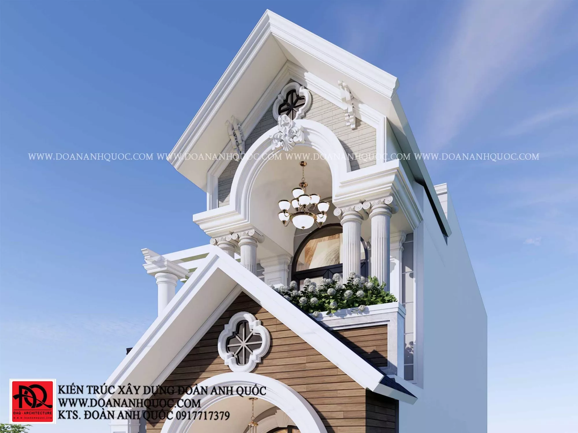 thiet-ke-nha-phan-thiet nhà phố 3 tầng tân cổ điển